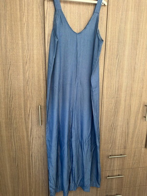 One-piece jumpsuit blue XXL like new, cool fabric
