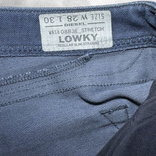Diesel Lowky jeans like new, dark blue slim straight fit