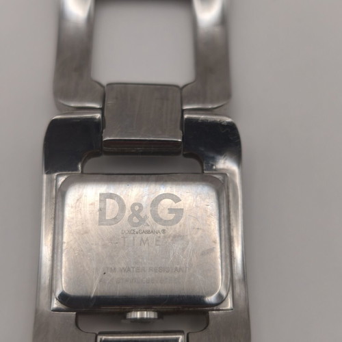 D&G Dolce & Gabbana women's watch bracelet vintage stainless steel used
