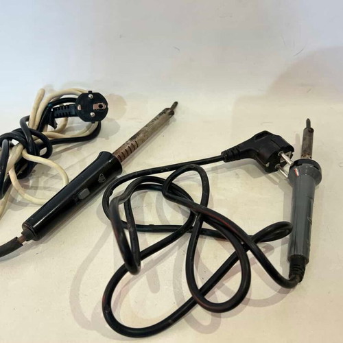 Russian electric soldering irons used, set of 2, 22cm/26cm