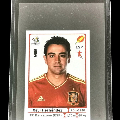 Xavi Hernández Euro 2012 Panini Sticker #296 New