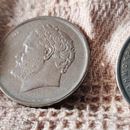 Δραχμές 10 έτους 1988 μεταχειρισμένες, πακέτο 6 τεμαχίων