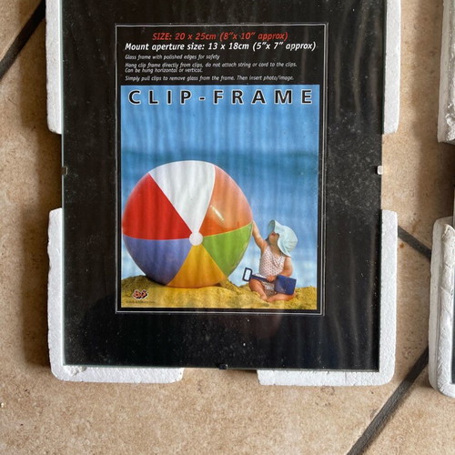 Clip frames new, set of 2 pieces