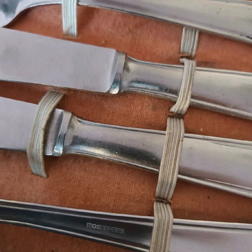Rostfrei cutlery set used, 18 pieces