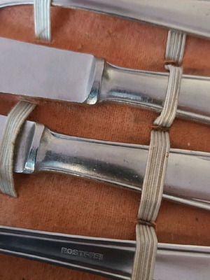 Rostfrei cutlery set used, 18 pieces