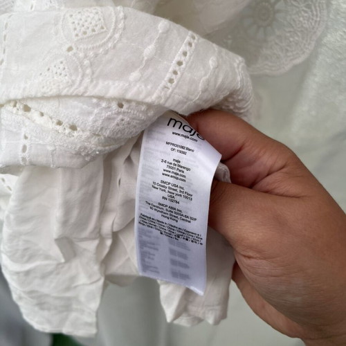Maje dress used, size XS 34, white