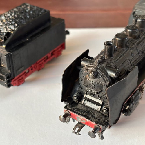 Marklin train with tracks and coal wagon, code 3003, circa 1960 collectible