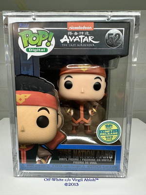 Funko Pop Avatar Fire Nation Aang NFT βινυλίου φιγούρα καινούργια