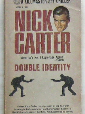 Nick Carter Double Identity book used