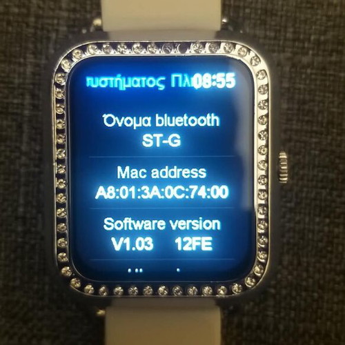 Set of 2 women's smartwatches used with chargers, waterproof and heart rate