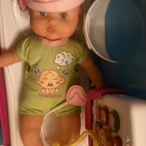 Nenuco doll used with accessories and nice outfit