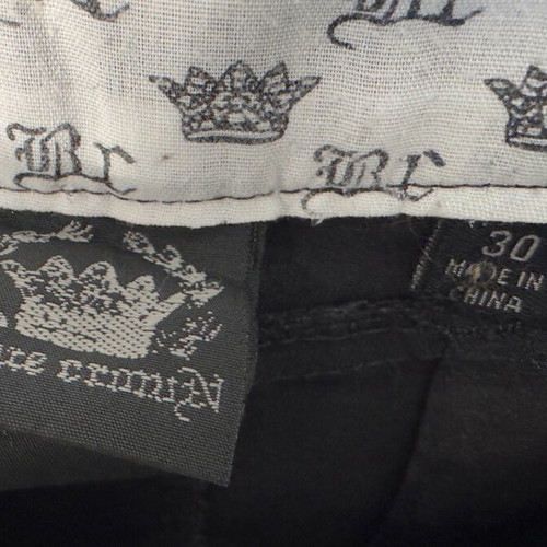 Blue Crown men's black checkered bermuda shorts like new W30