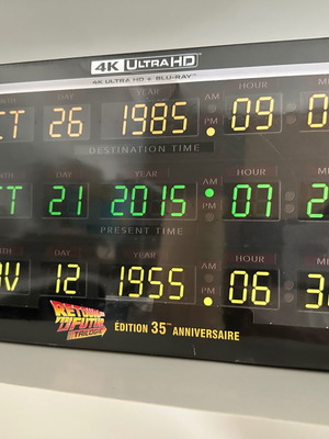 Back to the future 4k Blu-ray 35th anniversary steelbook collectors edition