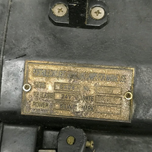 Nautical Morse projector used, collectible
