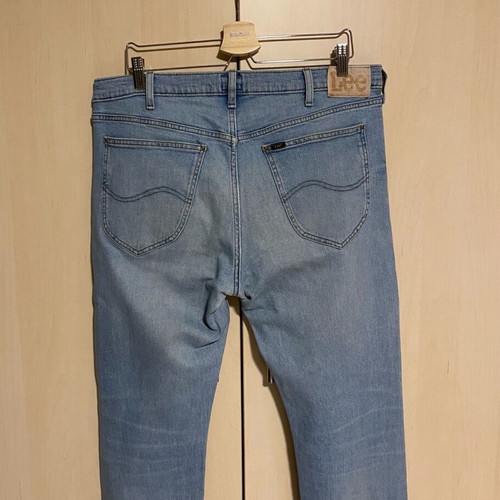 Lee men's denim jeans used, classic straight fit W36