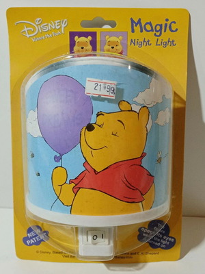 Disney Winnie the Pooh Magic Night Light new, European 230V-50Hz