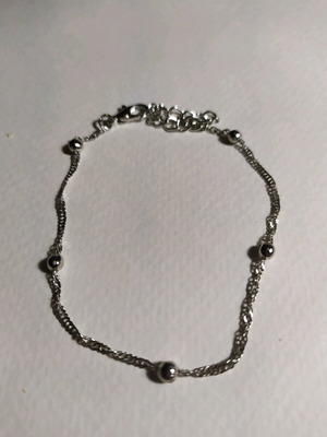 Women's hand chain new silver color