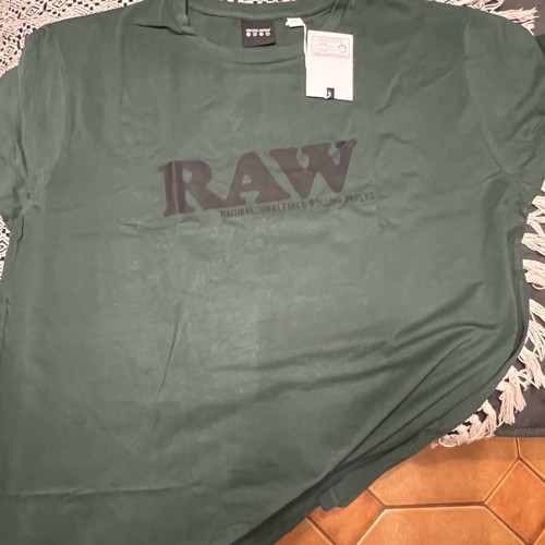 Raw t shirt new, green, size XL