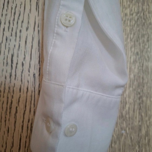 About You crop shirt like new, white, size M