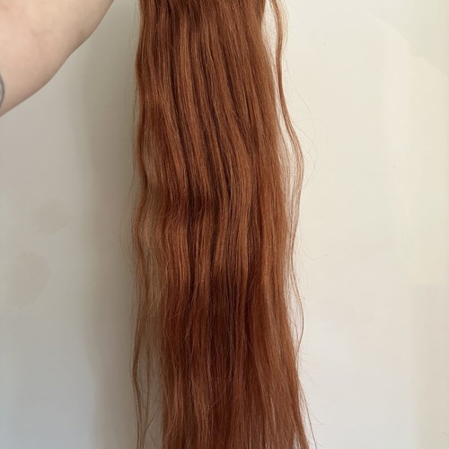 Ginger Hair Ponytail 75 cm, 150g, like new