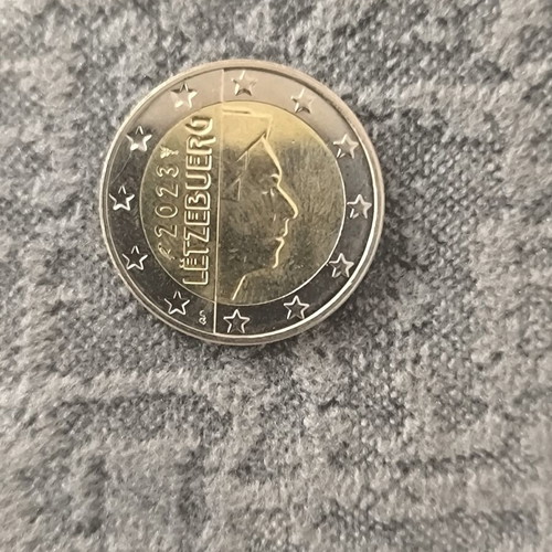 2 Euro Luxembourg coin used