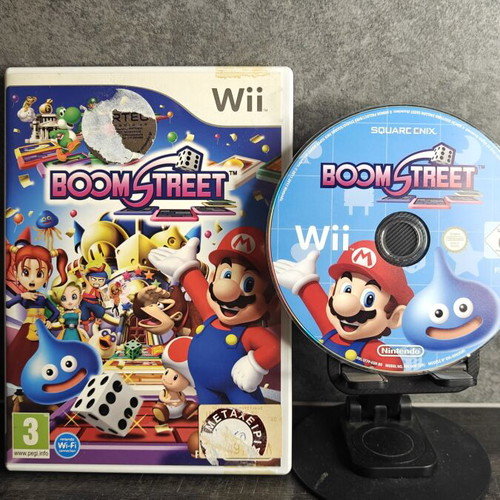 Boom Street Nintendo Wii game used with Mario and Dragon Quest characters