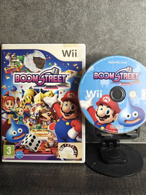 Boom Street Nintendo Wii game used with Mario and Dragon Quest characters