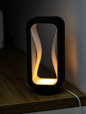 3D Printed Minimal LED Lamp new modern light with minimal design