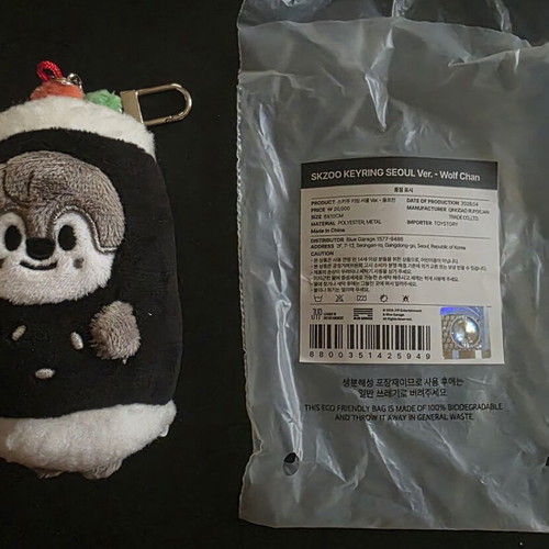 SKZOO Keyring Seoul ver. Wolf Chan new, original packaging