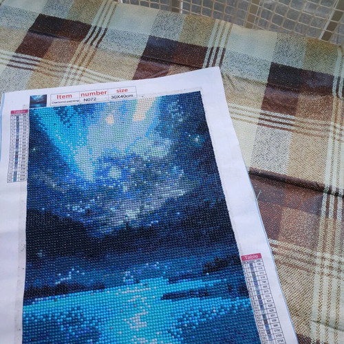 Diamond handmade painting like new