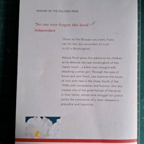 Book To Kill a Mocking Bird used, English