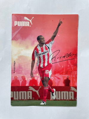 Φωτογραφία Rivaldo Ολυμπιακός με αυτόγραφο σαν καινούργια