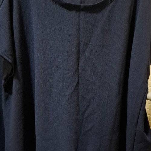 Blue set with high-waisted pants and airy blouse new