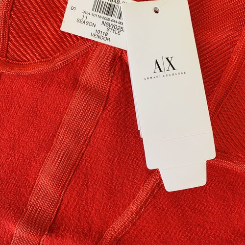 Armani Exchange bandage top, red, size S