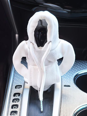 Gear shift cover new, white car