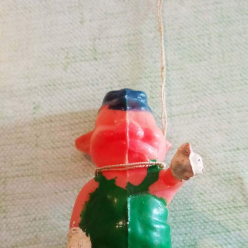 Fifer Pig vintage small celluloid toy used 1930-1940
