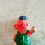 Fifer Pig vintage small celluloid toy used 1930-1940