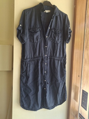 H&M dress refurbished, blue, size XL