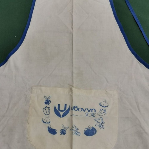 Kitchen aprons used, pack of 3, 1960s with age stains