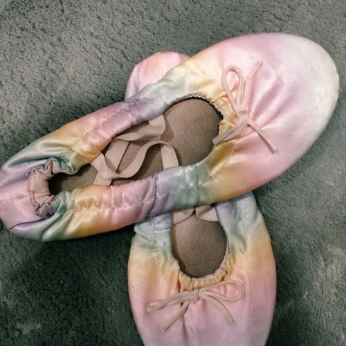 Ballet and dance leotard and shoes used size 34-35 pink