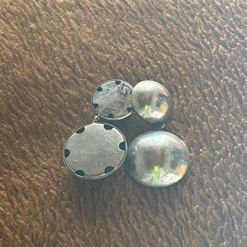 Silver dangle earrings
