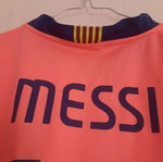 FCB jersey used Messi Barcelona