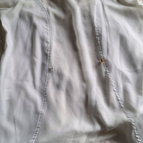 Sheer shirt like new, size M, white