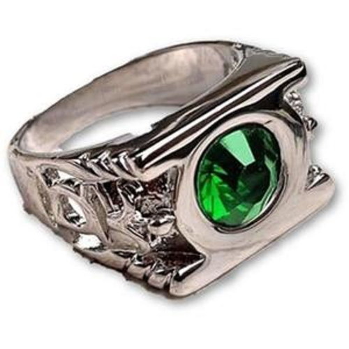 Green Lantern Ring with Green Crystal like new