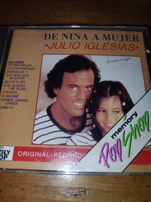 Julio Iglesias De Nina A Mujer CD like new, Latin