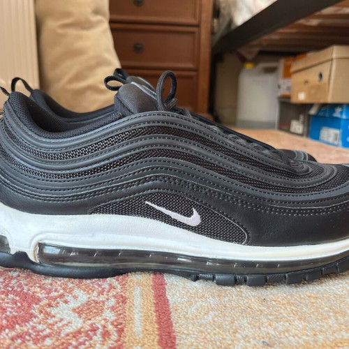 Nike Air Max 97 like new, black sneakers size 44.5