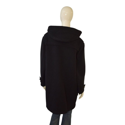 Burberry London Speciality Duffle Coating Wool Coat with Nova Check Hood