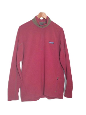 Patagonia fleece like new, red, size L