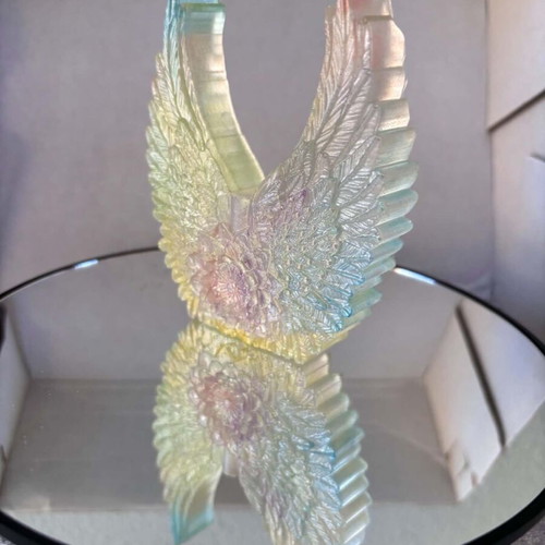 Exclusive Handmade Angel Wings Epoxy Resin Art