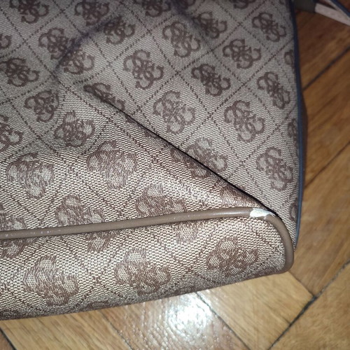 Guess shoulder bag original, used, beige and brown